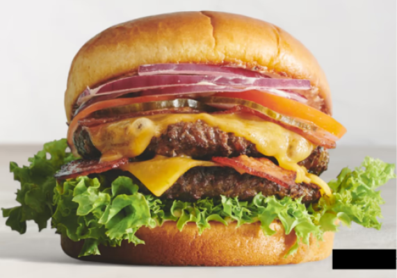 Hjemmelavet Dobbelt Oksebacon Cheeseburger